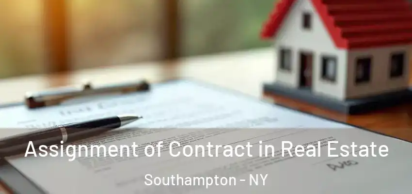  Assignment of Contract in Real Estate Southampton - NY